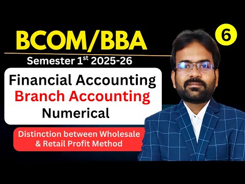 Financial Accounting Syllabus 2025 26 BCom 1st Year Semester 1st CWG for BCOM