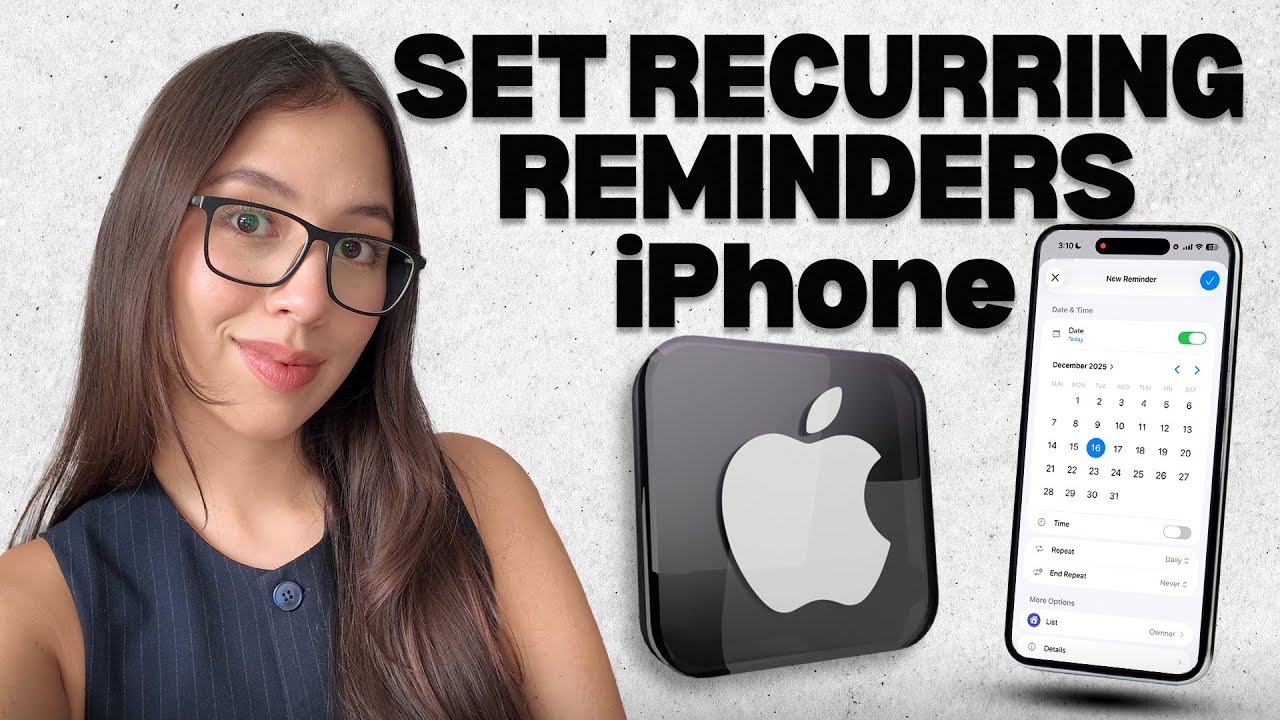 How to Set Recurring Reminders on your iPhone or iPad