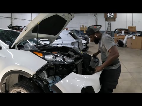 2022 Kia Sportage how to take the front bumper and the headlight off