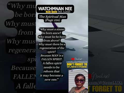 🕊️The Spiritual Man | Book Quote Pg 226