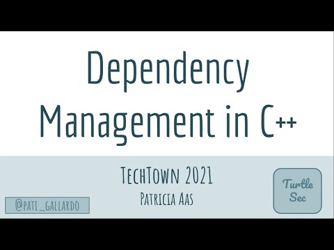 Dependency Management in C++ - Patricia Aas - NDC TechTown 2021