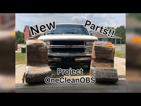 94 Silverado Project OneCleanOBS gets new seats and mirrors