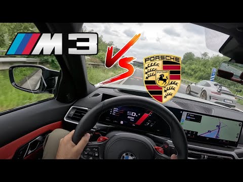 2024 BMW M3 Autobahn POV – TOP SPEED Run! "Full Send"
