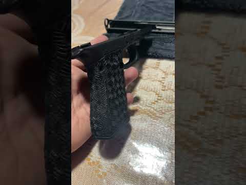 DIY Stippling👀 Glock 17 makeover! #glock17gen4 #stippling #9mmpistol