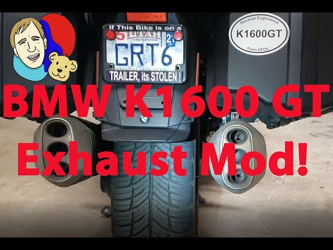 BMW K1600 Exhaust Modification