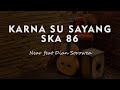 KARNA SU SAYANG // Near feat Dian Sorowea // KARAOKE GITAR AKUSTIK NADA CEWE ( FEMALE )