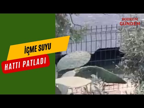 Road Collapse Danger in Bodrum