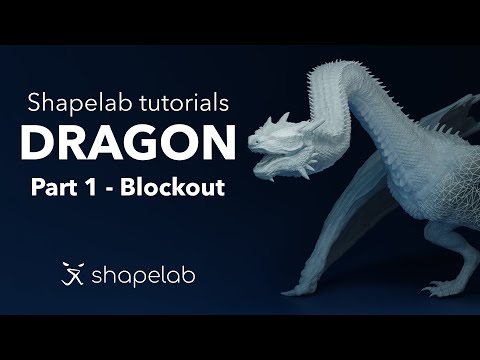 3D sculpt a dragon in VR! | Part 1 – Blockout