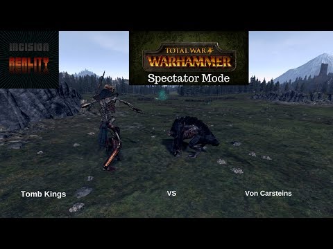 Total War Warhammer Spectator Mode Tournament 2 Final! Tomb Kings vs Von Carsteins