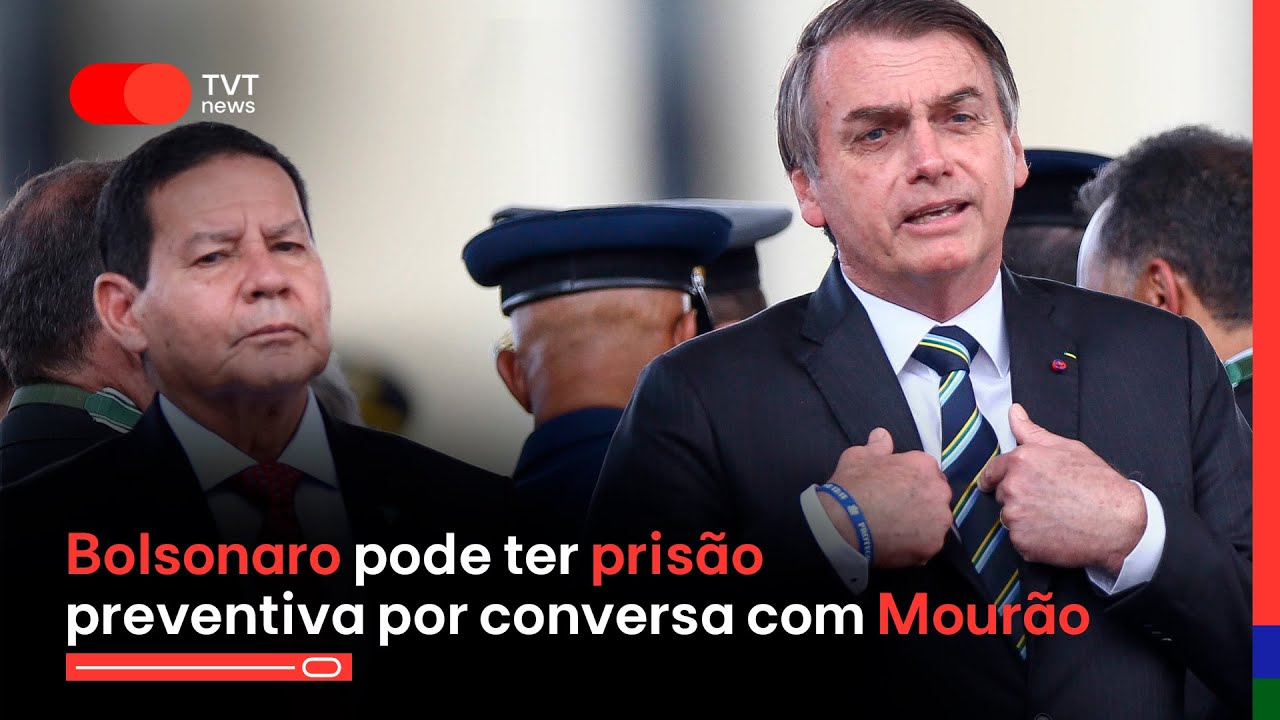 #aovivo Bolsonaro pode ter prisão preventiva por conversa com Mourão - Musk deixa governo Trump