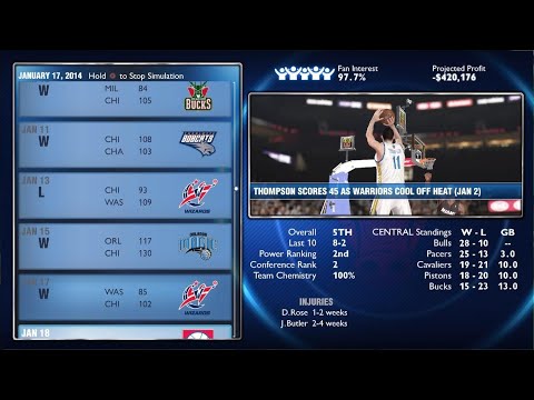 Bulls Rebuild NBA2K14 MyGM