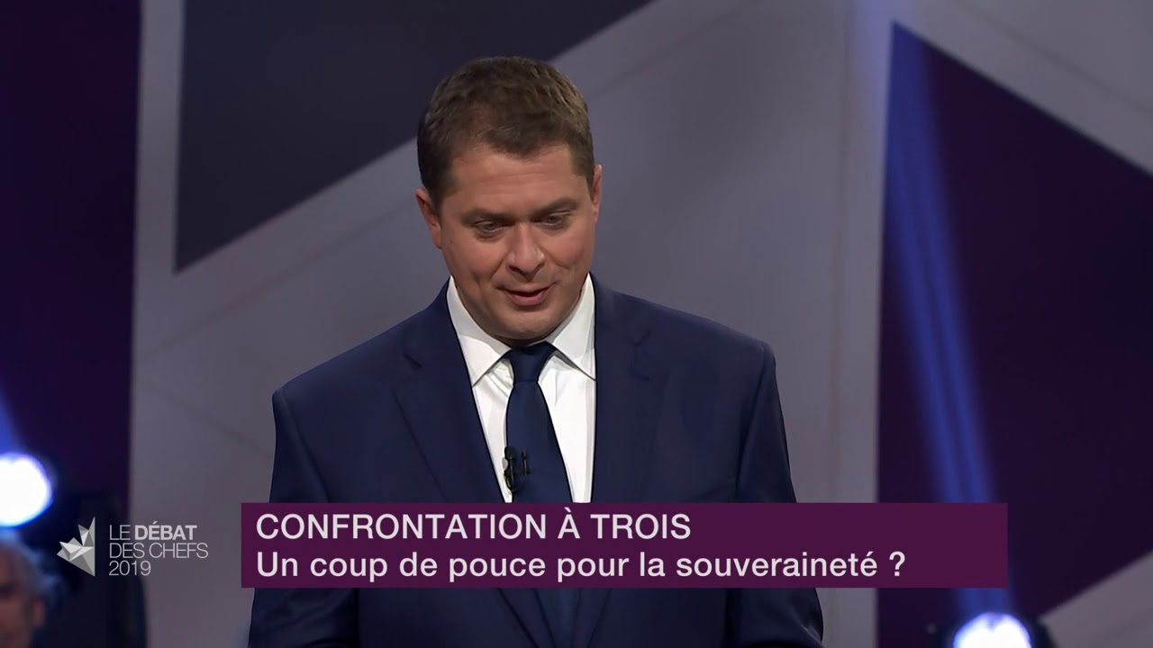 Andrew Scheer, Yves-François Blanchet et Elizabeth May débattent sur l'avortement et la laïcité