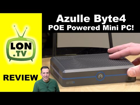 Azulle Byte4 Review -  A Fanless Mini PC Powered by Ethernet / POE !