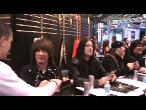 David Shankle DEAN GUITAR BOOTH NAMM 2010 Mike Batio,Vinnie Moore,Carmen Appice,Shawn Drover.Part 2.