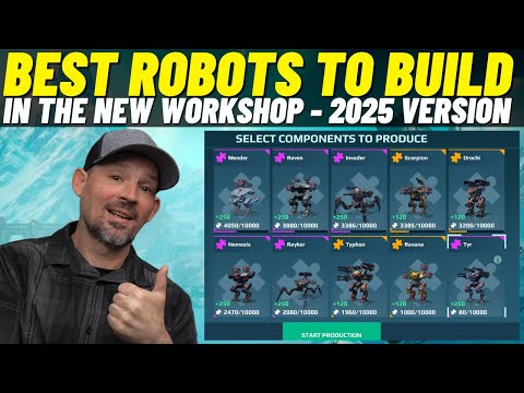 War Robots Best Workshop Robots To Build in 2025