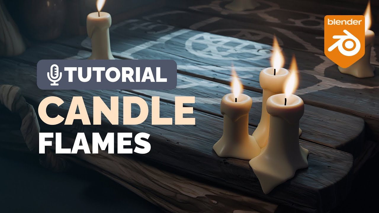 Blender 3D Candle Flame Tutorial | Polygon Runway