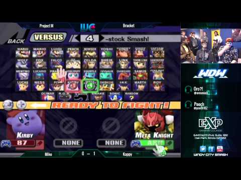 WDW 1/28/15 - Kappy (MK) vs Mike (Kirby/Falco)