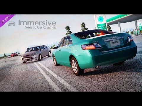 Immersive Realistic Car Crashes - Single #27 - BeamNG.Drive