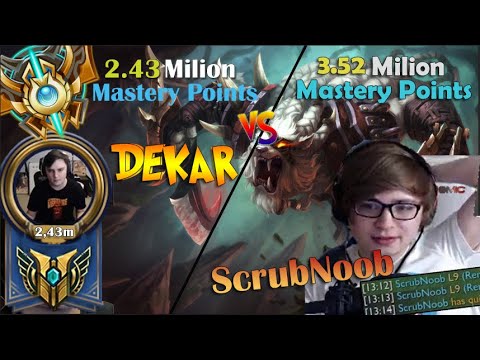 DEKAR VS SCRUBNOOB MONTAGE | League of Legends