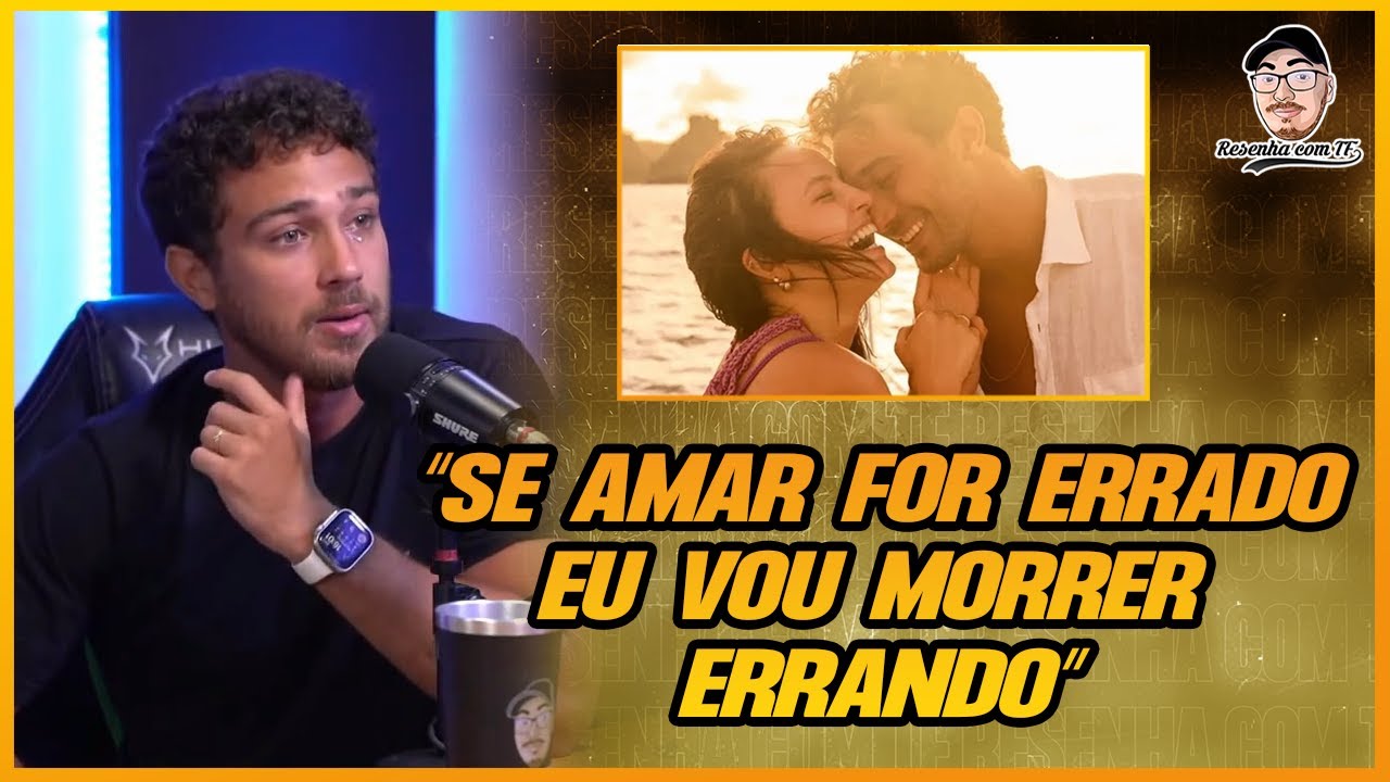 ANDRÉ LUIZ FRAMBACH SE DECLARA E EMOCIONA AO FALAR DE LARISSA MANOELA