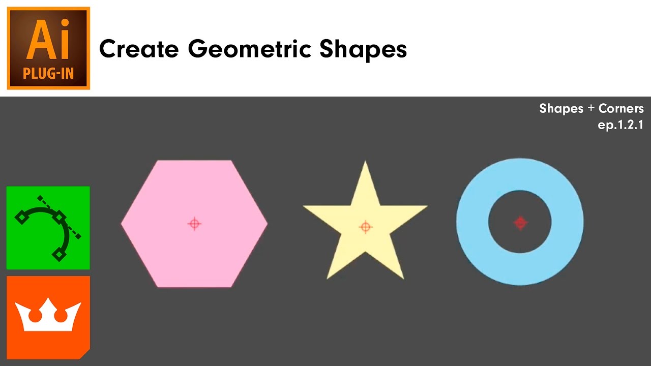 Create Geometric Shapes in Illustrator [Dynamic Shapes] | VectorScribe