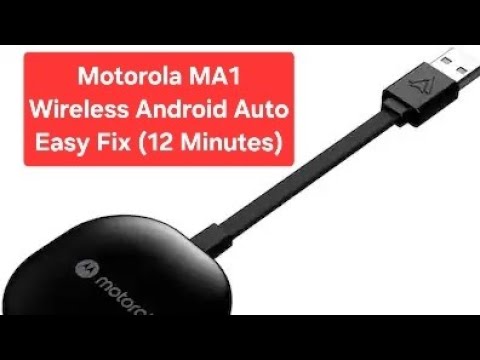 Motorola MA1 Wireless Android Auto Failing - SUPER EASY DIY Fix in under 15 minutes 👌