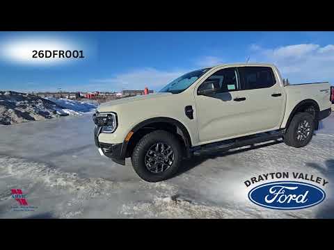 2026 Ford Ranger XLT 4WD SuperCrew 5' Box in Tan for sale at Drayton Valley Ford in Drayton Valley, AB