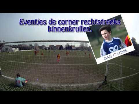 Dag krult de corners rechtstreeks binnen ...