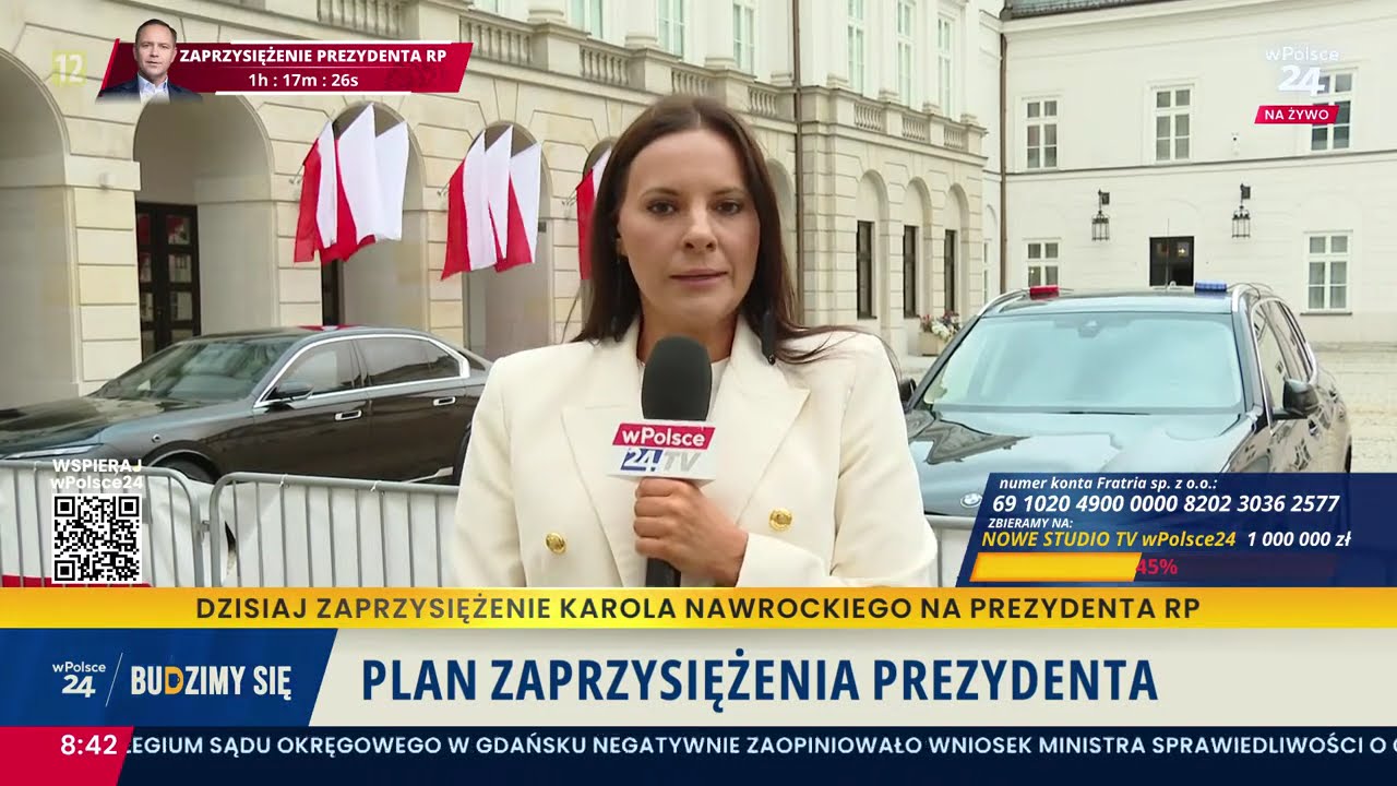 Plan zaprzysiężenia. Początek o godz. 10:00