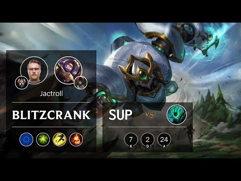 Blitzcrank Support vs Thresh - EUW Challenger Patch 9.24