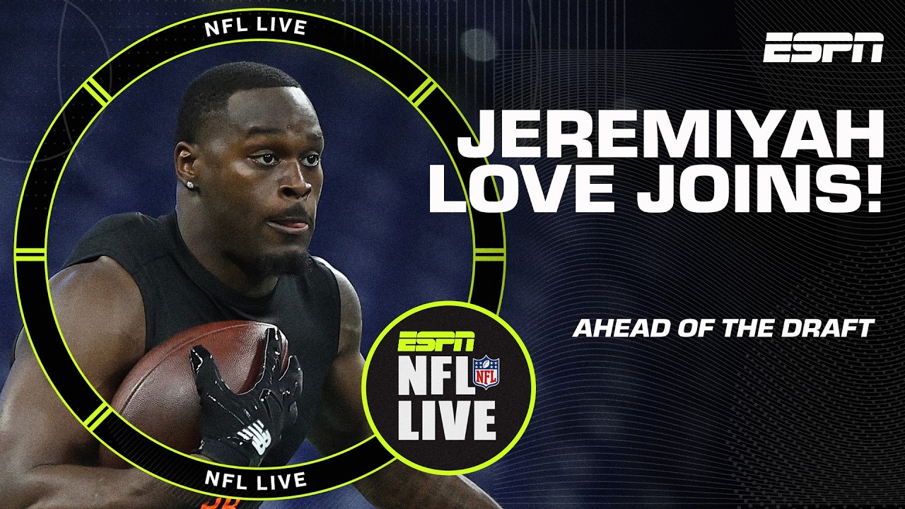 Jeremiyah Love tells us why he's the BEST PLAYER in the 2026 NFL Draft 💪 | NFL Live