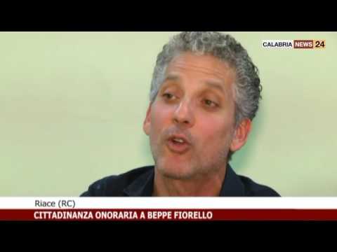A RIACE CITTADINANZA ONORARIA A BEPPE FIORELLO