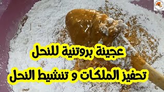 تحضير عجينة بروتنية للنحل القوة الثالثة عجينة مفيد candy moufid the third force