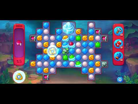 Fishdom Hard level 10409 no boosters フィッシュダム ハード