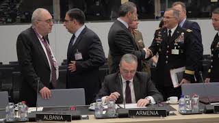 Zohrab Mnatsakanyan participated in the Resolute Support Mission Ministerial Meeting