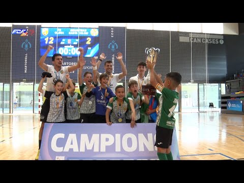 Resum FS Olesa - Industrias Santa Coloma (Final Copa Catalunya Minibenjamí FS 23)