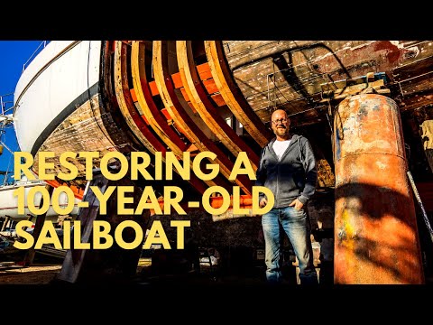 100-YEAR-OLD ROTTEN WOODEN BOAT RESTORATION