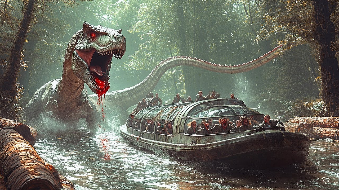 Exploradores ficam PRESOS em BOTES no RIO dos DINOSSAUROS CARNÍVOROS e precisam criar plano de fuga