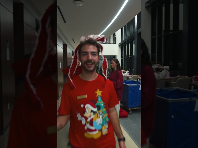 Thumbnail for video titled: Campus Christmas Decoration @cedarvilleuniversity