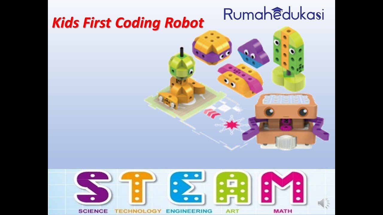 KidsFirstCoding: Bermain Coding & Merakit Robot berbasis STEAM bagi Anak 4 - 8 tahun tanpa komputer