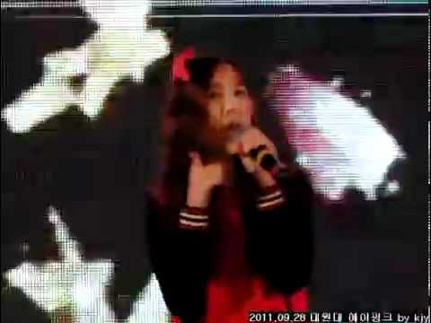 11/09/28 A Pink - Let Us Just Love @College Event