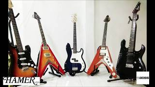 Video thumbnail for EP. 2 : New Guitar Day! Hamer Vector XT Series Flying V Guitar & BOSS Gt1 Fx Pedal by Scorps - head