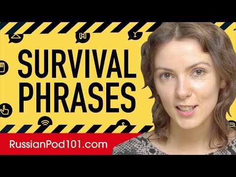 All Survival Phrases You Need in Russian! Learn Russian in 30 Minutes!