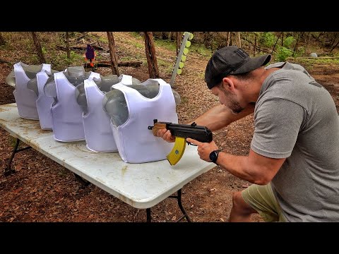 Ballistic Gel Wearing Body Armor... Part 1