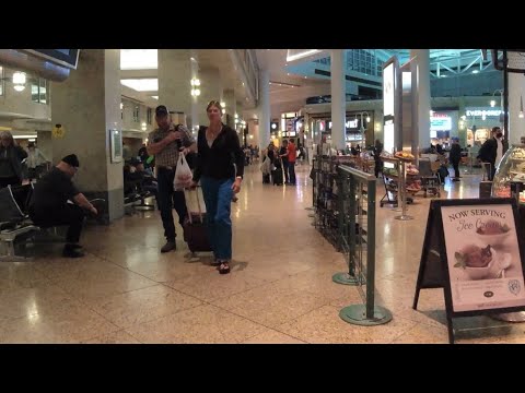 Seattle Tacoma Airport, Washington Usa, Virtual Walking Tour 2022