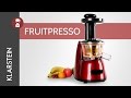 Odšťavovače Klarstein OJ3 Fruitpresso