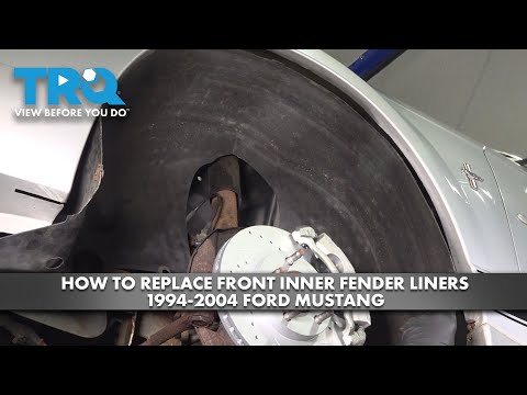 How to Replace Front Inner Fender Liners 1994-2004 Ford Mustang