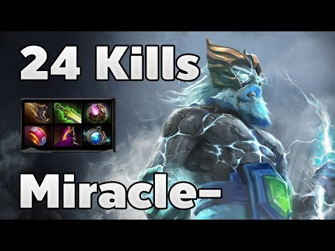 24Kills Zero Death Miracle- Pro Zeus Mid Ranked Match - Dota 2 RedArchon