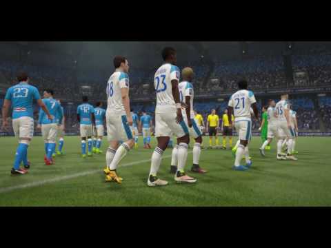 Djurgårdens IF vs Napoli - 2-0 - Champions Cup Semi (Fifa 17, Career Mode)