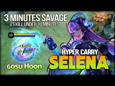 03:02 SAVAGE 21 Kill Under 10 Minutes. 100% Annoying Arrow by ɢᴏsᴜ Hoon - Mobile Legends